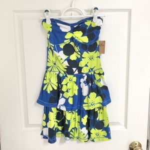 Hollister XS Floral Strapless/Tube Top Dress NWT